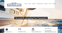 Desktop Screenshot of feliciawatsonlaw.com